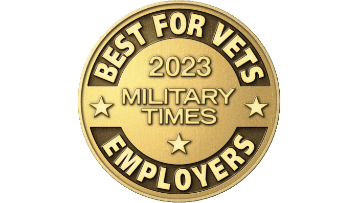2023 Military Times award: Best Employers for Vets